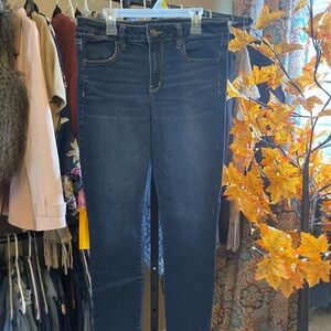 American Eagle Outfitters Dark Blue Skinny Jeans